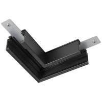 SLV Track 12V-railsysteemcomponenten L-verbinder Zwart 1006575 48V TRACK für Aufbauschiene standard, links - thumbnail