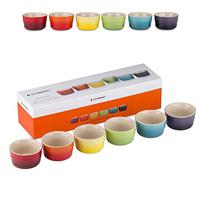 LE CREUSET - Aardewerk - Mini-ramekins 0,10l Regenboog 6-dlg - thumbnail