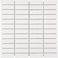 Mozaiek Paris Rechthoek Extra Wit 2,3x7,3 - thumbnail