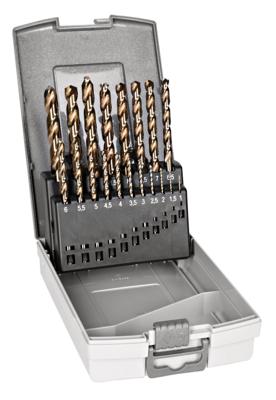 Bahco HSS-E borenset | kobalt | voor metaal - 19-delig - 4511-SET-19 Bahco HSS-E borenset | kobalt | voor metaal - 19-delig - 4511-SET-19