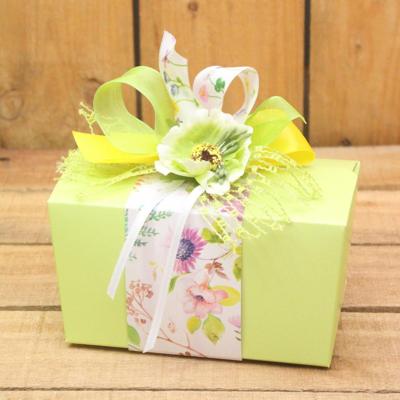 Bonbon doosjes - Chocolade doosje - Pastel Groen Laag Compleet Goedemorgen - 24 stuks