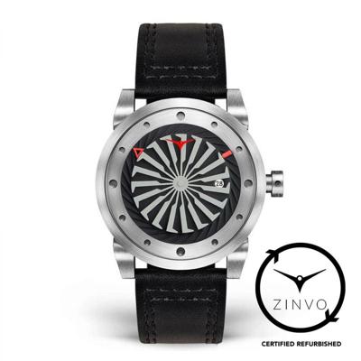 Outlet Special - Refurbished Zinvo Blade Rotating Turbine Automatic 44mm Edelstaal | Silver 215 Outlet Special - Refurbished Zinvo Blade Rotating Turbine Automatic 44mm Edelstaal | Silver 215
