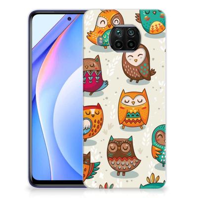 Xiaomi Mi 10T Lite | TPU Hoesje | Vrolijke Uilen Xiaomi Mi 10T Lite | TPU Hoesje | Vrolijke Uilen