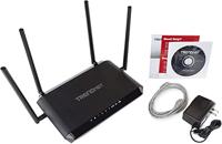 TEW-827DRU AC2600 StreamBoost MU-MIMO WiFi Router - Draadloze router - 4-poorts switch - GigE - 802.11a/b/g/n/ac - Dual Band - zwart - thumbnail