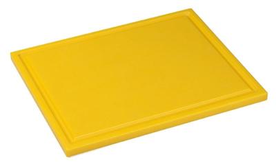 Interlux Snijplaat met sapgoot - 325x265x15mm - Geel