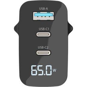 Sitecom 65W Power Delivery Wall Charger with LED display Sitecom 65W Power Delivery Wall Charger with LED display