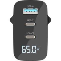 Sitecom 65W Power Delivery Wall Charger with LED display - thumbnail