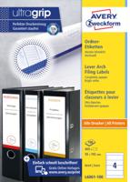 Rugetiket avery breed 59x192mm zelfklevend wit - thumbnail