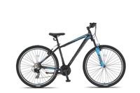 Umit Mirage Cropped MTB 29 Inch 50 cm Unisex 21V V Brakes Zwart/Blauw - thumbnail
