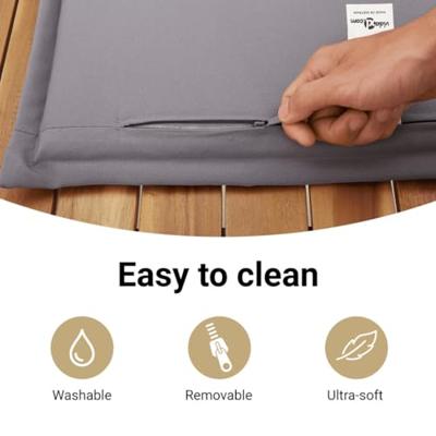 Tuinbank 2-zits met kussens poly rattan beige