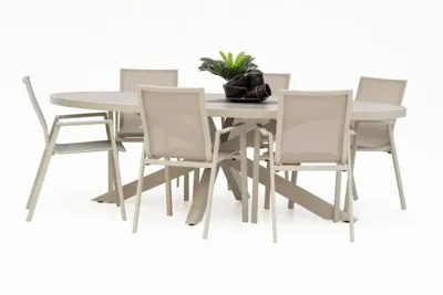 Trestino diningset amiens nancy latte