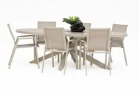 Trestino diningset amiens nancy latte - thumbnail