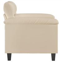 Fauteuil 60 cm microvezelstof crmekleurig - thumbnail