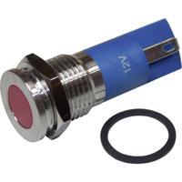 TRU COMPONENTS 1605981 LED-signaallamp Rood 12 V DC/AC 60 mcd - thumbnail