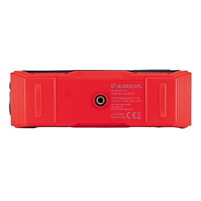 Albrecht DR 112 Outdoorradio DAB+, VHF (FM) Noodradio, USB, Bluetooth Acculaadfunctie, Handslinger, Zonnepaneel, Spatwaterbestendig, Stofvast, Zaklamp,