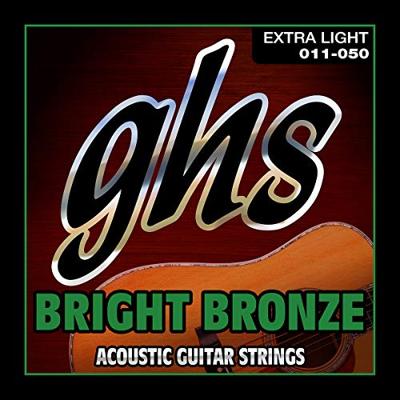 GHS BB20X Bright Bronze extra light snarenset voor westerngitaar GHS BB20X Bright Bronze extra light snarenset voor westerngitaar