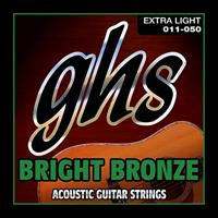 GHS BB20X Bright Bronze extra light snarenset voor westerngitaar - thumbnail