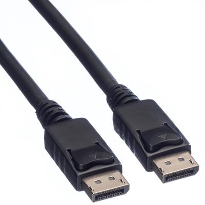 VALUE DisplayPort Cable, DP-DP, LSOH, M/M, zwart, 2 m VALUE DisplayPort Cable, DP-DP, LSOH, M/M, zwart, 2 m