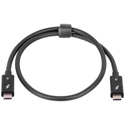 Akyga AK-USB-33 USB-kabel Thunderbolt stekker, Thunderbolt stekker 0.50 m Zwart