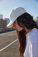 Beechfield CB195R Team Sports-Tech Cap - White/French Navy - One Size - thumbnail