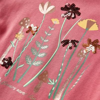 VidaXL Kindershirt met lange mouwen 128 oudroze