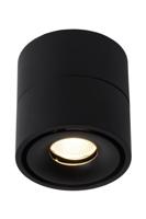 Lucide YUMIKO - Plafondspot - Ø 7,8 cm - LED Dimb. - 1x10W 2700K - Zwart - thumbnail