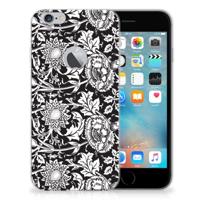 Apple iPhone 6 Plus | 6s Plus | TPU Case | Black Flowers - thumbnail