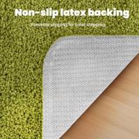 VidaXL Antislip badmat groen 70 x 120 cm pp - thumbnail