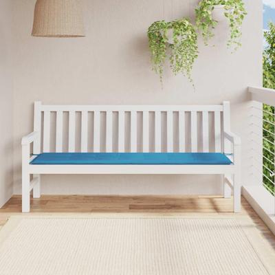 VidaXL Tuinbankkussen 180x50x3 cm oxford stof blauw