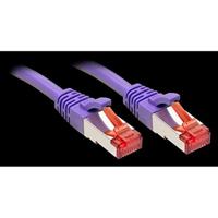 Stevige UTP-netwerkkabel Cat6 LINDY 47825 3 m Paars 1 Stuks - thumbnail