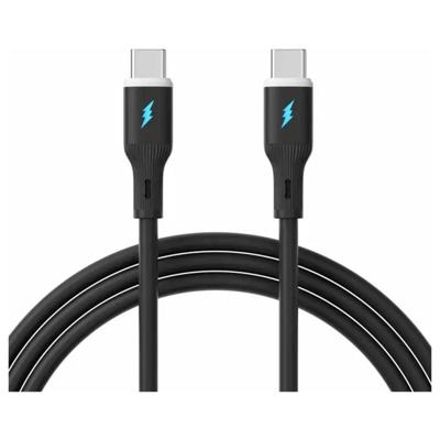 Akyga AK-USB-67 USB-kabel USB-C stekker, USB-C stekker 1 m Zwart Akyga AK-USB-67 USB-kabel USB-C stekker, USB-C stekker 1 m Zwart