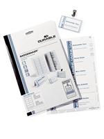 Durable Badgemaker insteekkaartjes ft 54 x 90 mm (voor badges 8004, 8012, 8101, 8111, 8117, 8604 en 86... - thumbnail
