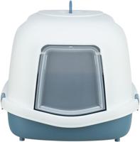 TRIXIE KATTENBAK PRIMO XXL TOP MET KAP BLAUW / WIT 71X56X47 CM - thumbnail