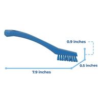 Vikan Precisieborstel blauw zeer hard 220x25x12 mm - thumbnail