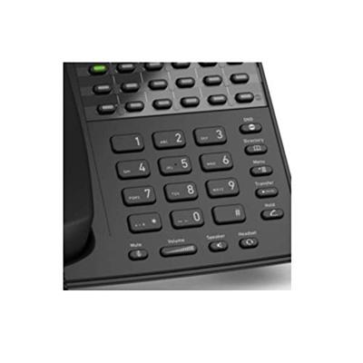 Snom D745 IP-telefoon, SIP bureautelefoon (configureerbaar 8 (32), zelfs belettering, multi-gekleurde LED-knoppen, hoge-resolutie display), zwart, 00004259