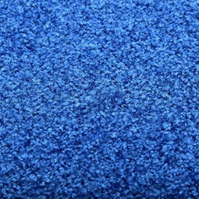 Deurmat wasbaar 90x150 cm blauw