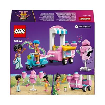 Lego friends 42643 suikerspinkraam en scooter - thumbnail