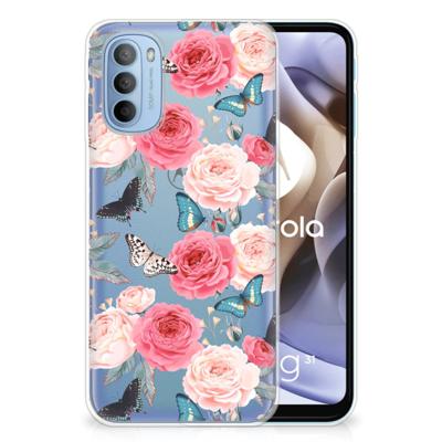 Motorola Moto G31 | G41 | TPU Case | Butterfly Roses