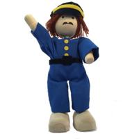 Simply for Kids Houten Buigpopje Politieagent - thumbnail