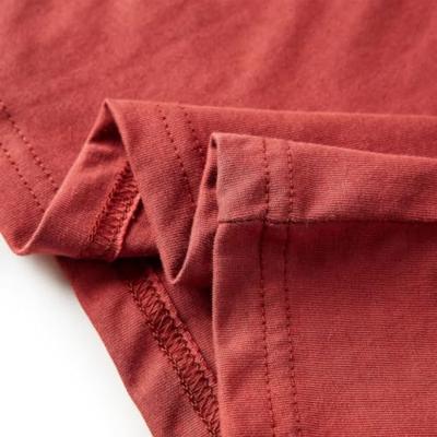 Kindershirt met lange mouwen aapjesprint 92 roodbruin - thumbnail