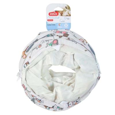 ZOLUX Chatouille Tunnel Cats and Mice Pattern - speelgoed voor katten - 130cm
