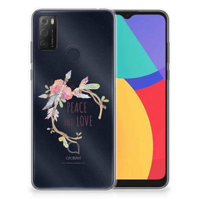 Alcatel 1S (2021) Telefoonhoesje met Naam Boho Text Alcatel 1S (2021) Telefoonhoesje met Naam Boho Text