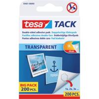tesa TACK Dubbelzijdige kleefpads Transparant Inhoud: 200 stuk(s) - thumbnail