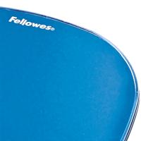 Fellowes Crystals Gel muismat met polssteun, blauw - thumbnail