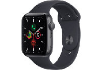 Refurbished Watch SE 44MM Spacegrijs Middernacht Sportbandje Als nieuw Nee (marge product) - thumbnail