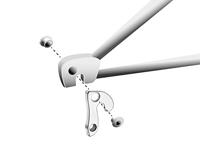 Union derailleurpad gh-123 met schroefset m8x0.75 - thumbnail