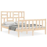 Bedframe zonder matras massief grenenhout 140x190 cm - thumbnail