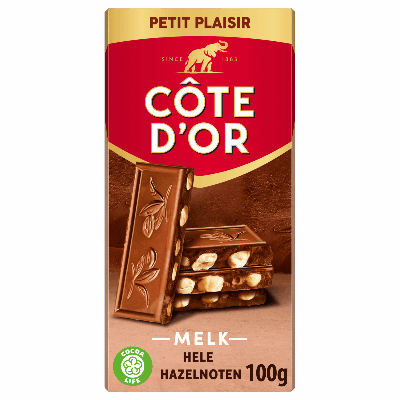 Cote D'or bloc melk/noot (20x 100g)