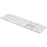 Matias FK318S-EN Wired Aluminium Keyboard for Mac Toetsenbord USB QWERTY, US-Engels, Mac Zilver - thumbnail