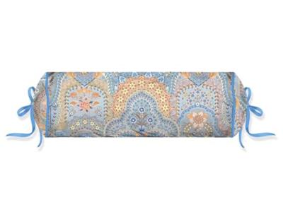 Pip Studio Pip Studio Jabali Flower Roll Cushion - Blauw 22x70 cm
